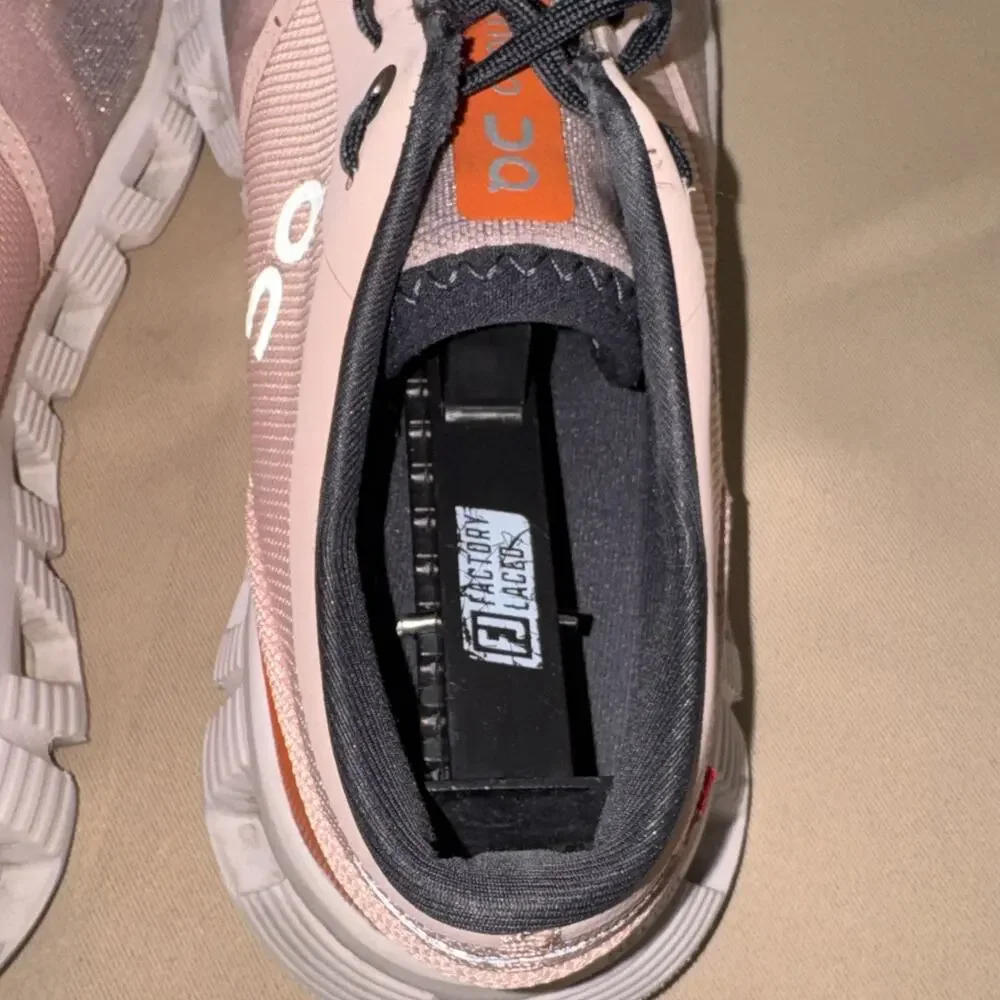 On Running Cloud X 3 Women’s 8.5 Pink Black Orange CloudTec Training Shoes